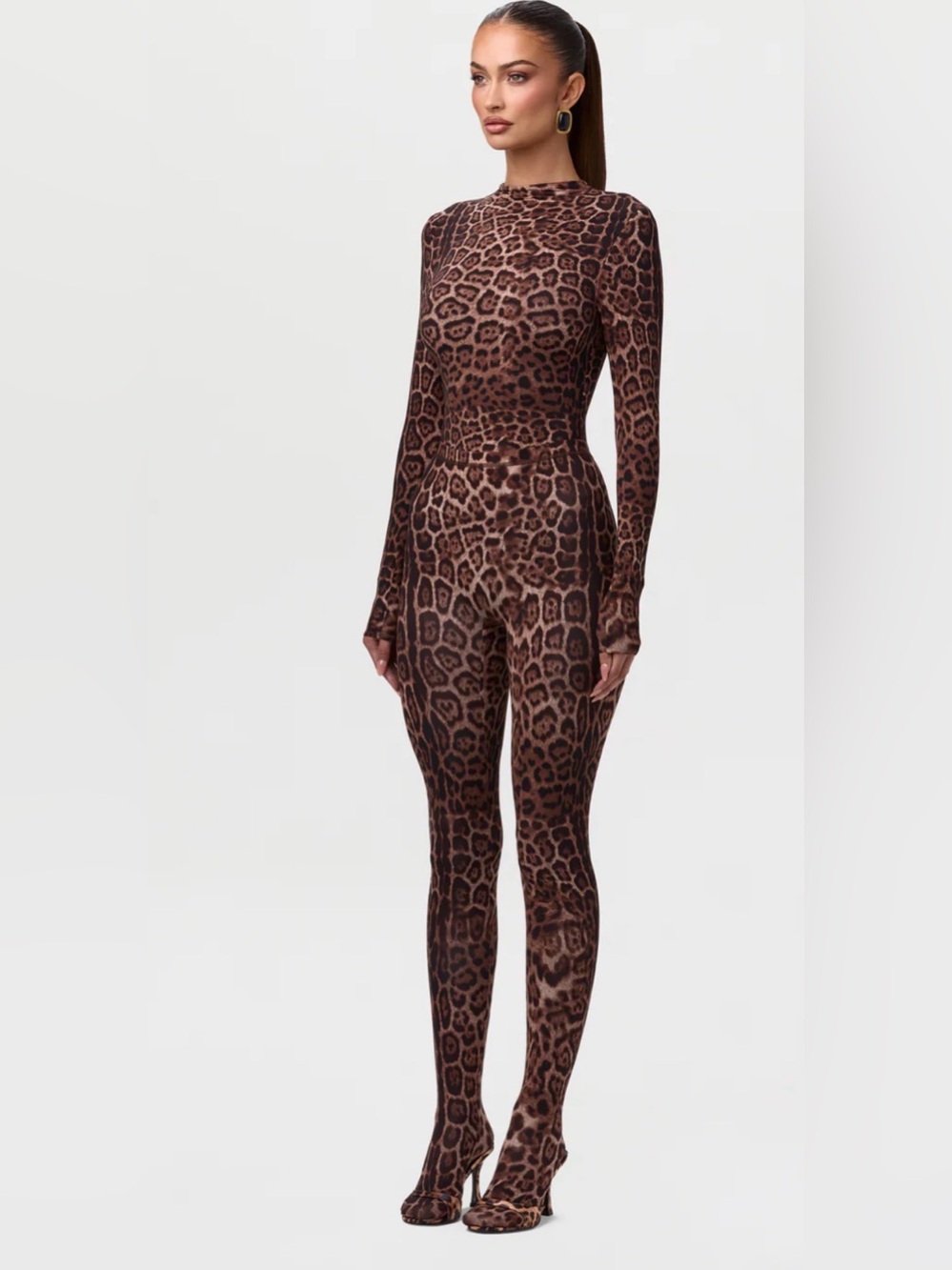 Naked wardrobe Leopard Print 2 piece - Brown Animal Print